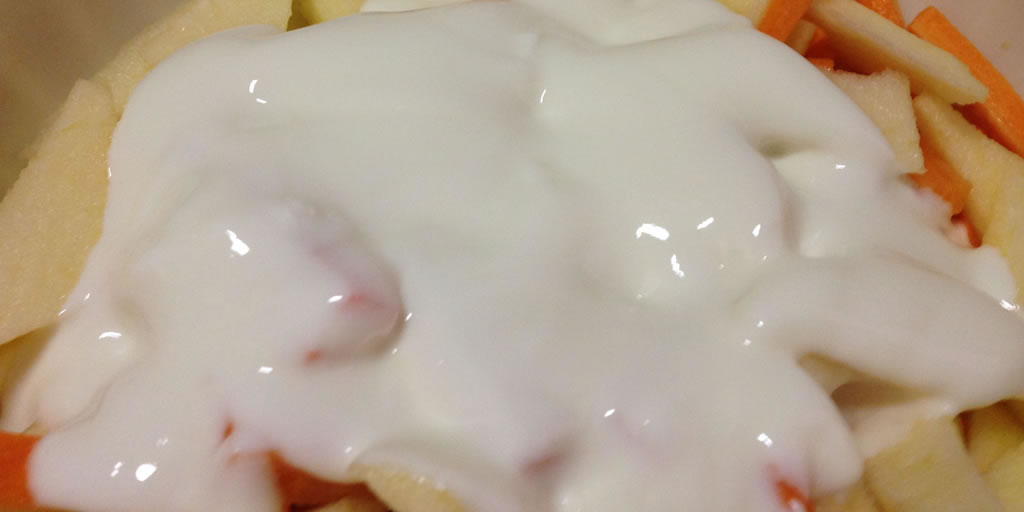 Salada de Cenouras Com Iogurte